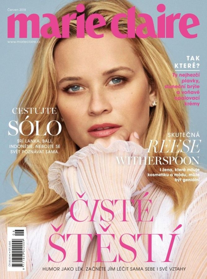 MARIE CLAIRE CZECH magazine side cover  June 2018