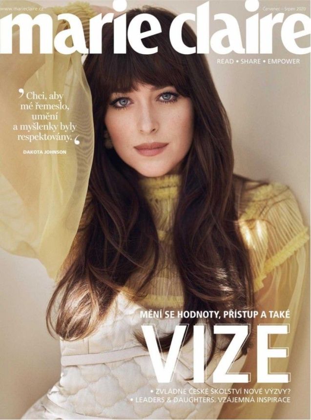 MARIE CLAIRE CZECH magazine side cover  July 2020