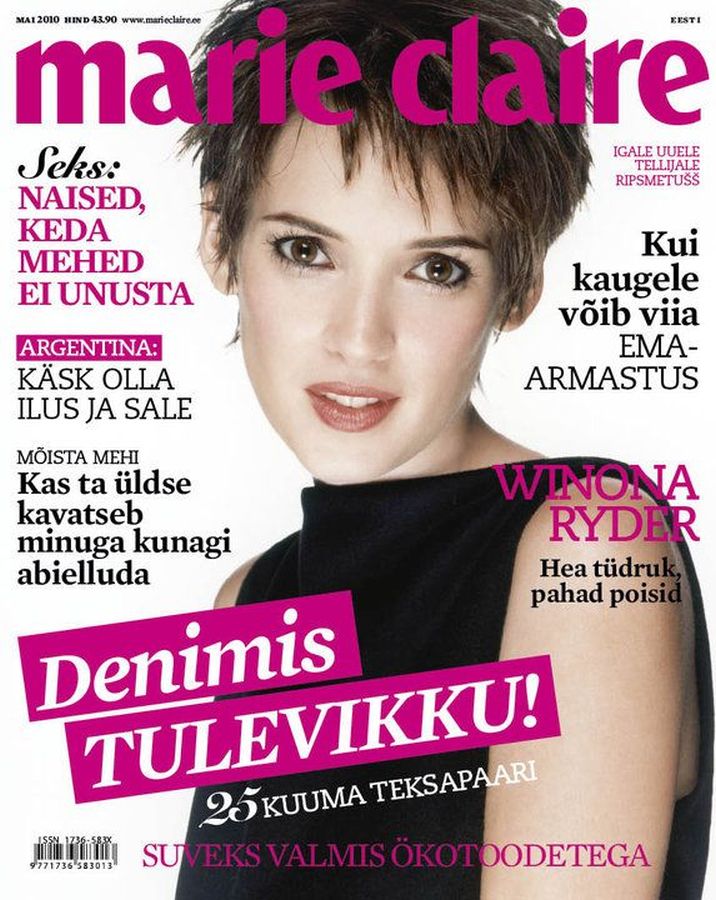 MARIE CLAIRE ESTONIA magazine side cover  May 2010