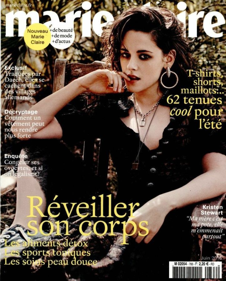 MARIE CLAIRE FRANCE magazine side cover  June 2016
