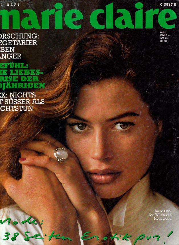 MARIE CLAIRE GERMANY magazine side cover  June 1991