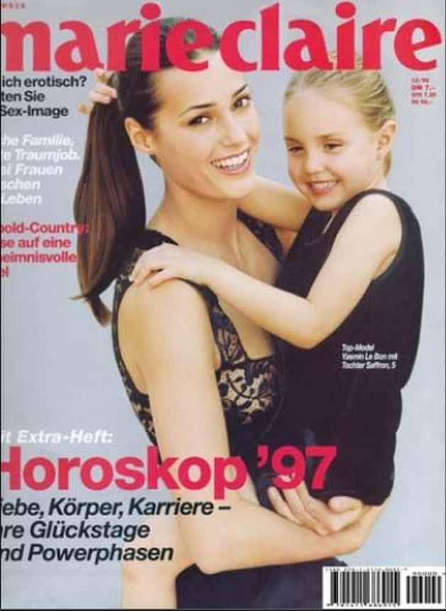 MARIE CLAIRE GERMANY magazine side cover  December 1996