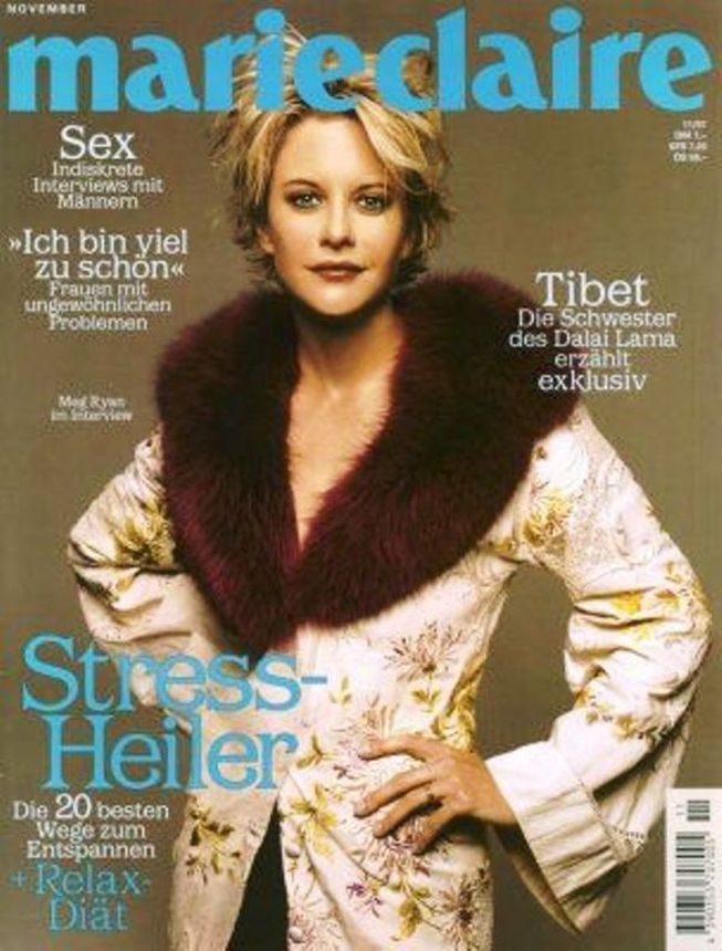 MARIE CLAIRE GERMANY magazine side cover  November 1997