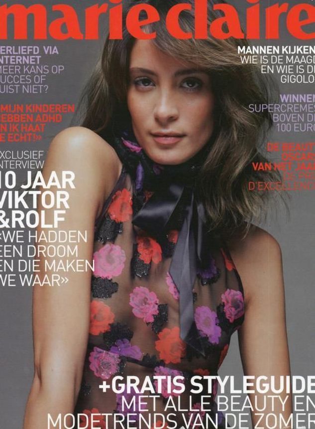 MARIE CLAIRE GERMANY magazine side cover  March 2003