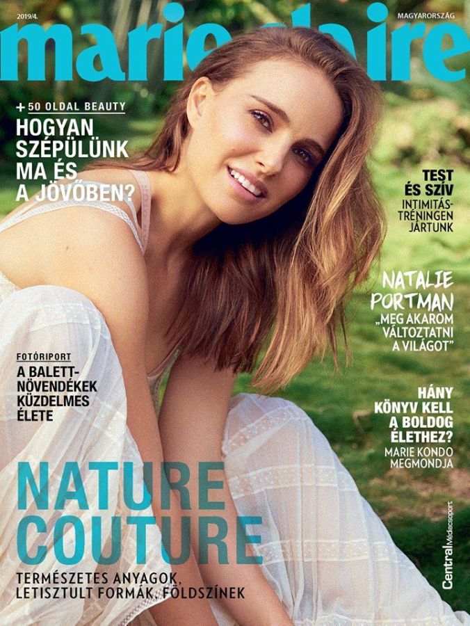 MARIE CLAIRE HUNGARY magazine side cover  April 2019