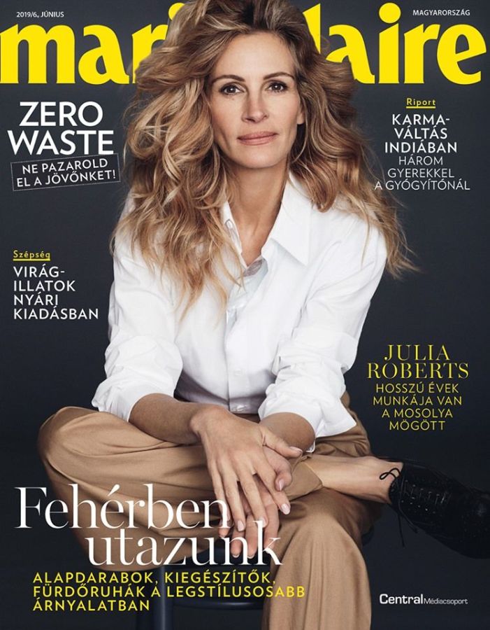 MARIE CLAIRE HUNGARY magazine side cover  June 2019