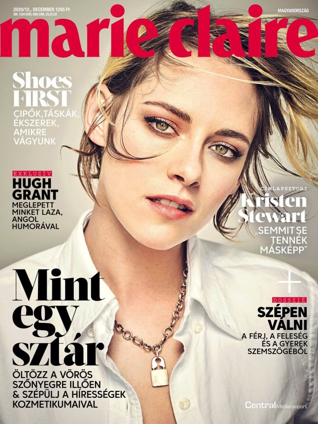 MARIE CLAIRE HUNGARY magazine side cover  December 2020