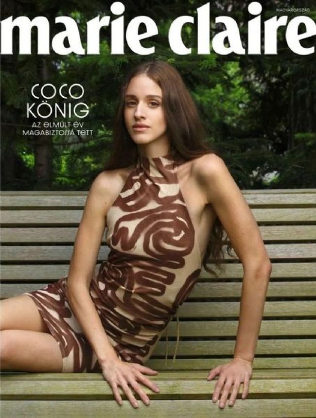 MARIE CLAIRE HUNGARY magazine side cover  July 2024