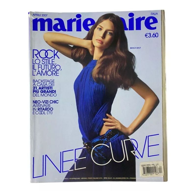 MARIE CLAIRE ITALY magazine side cover  April 2007