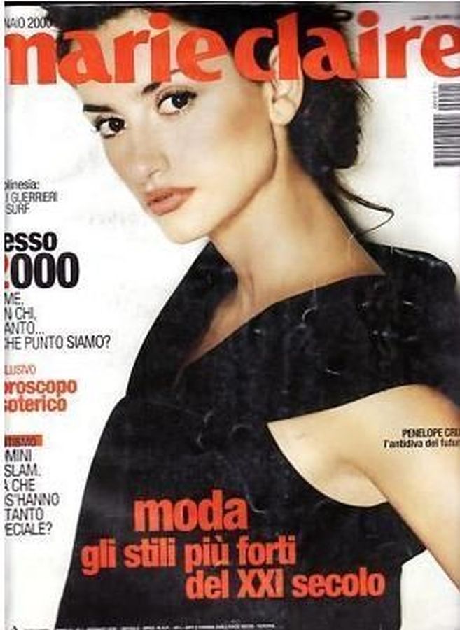 MARIE CLAIRE ITALY magazine side cover  May 2000