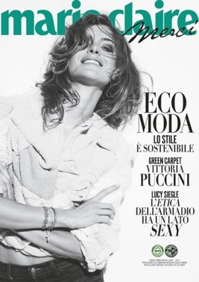 MARIE CLAIRE ITALY magazine side cover  November 2011