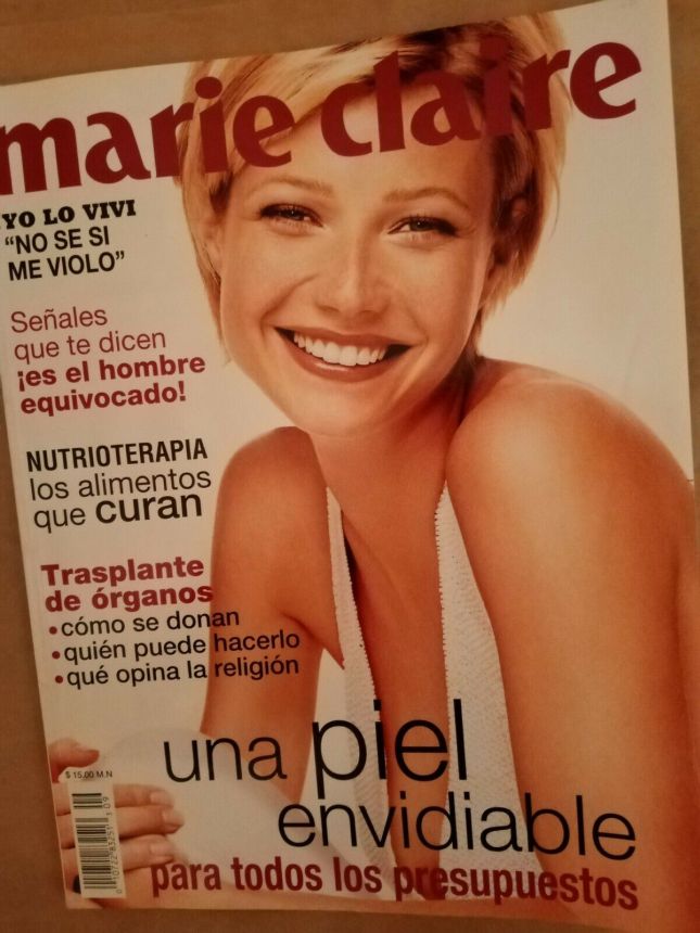 MARIE CLAIRE MEXICO magazine side cover  September 1998