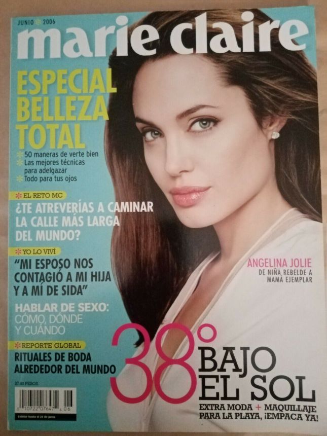MARIE CLAIRE MEXICO magazine side cover  June 2006