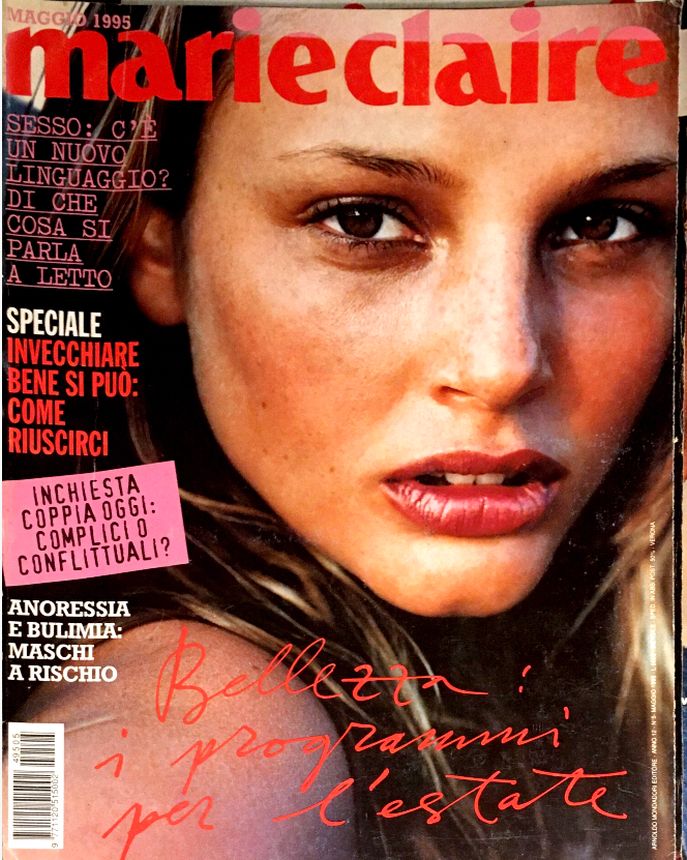 MARIE CLAIRE ITALY magazine side cover  May 1995