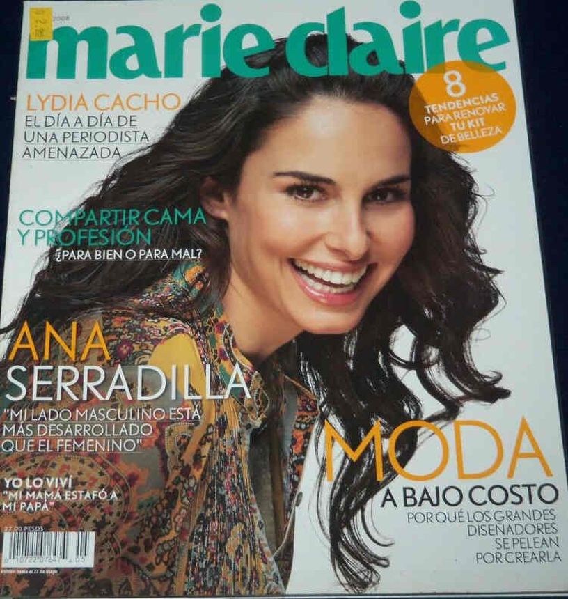 MARIE CLAIRE MEXICO magazine side cover  May 2008