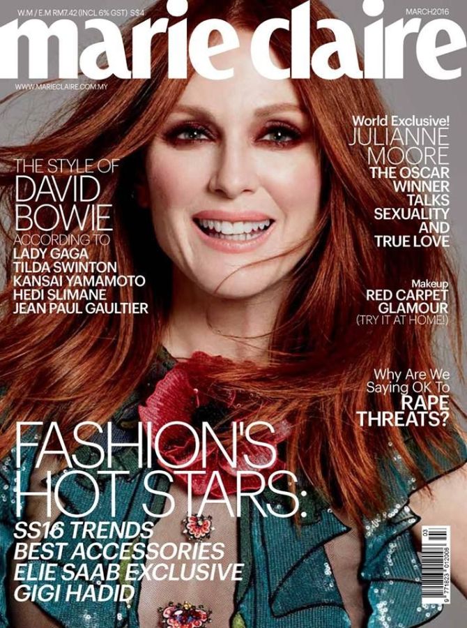MARIE CLAIRE MALAYSIA magazine side cover  March 2016