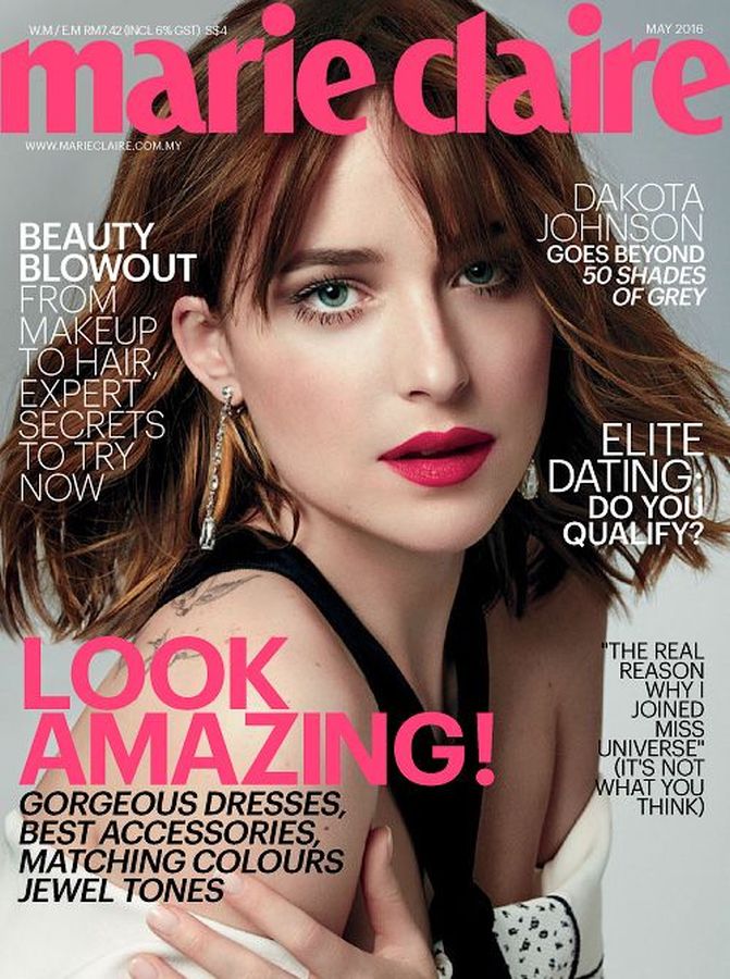 MARIE CLAIRE MALAYSIA magazine side cover  May 2016