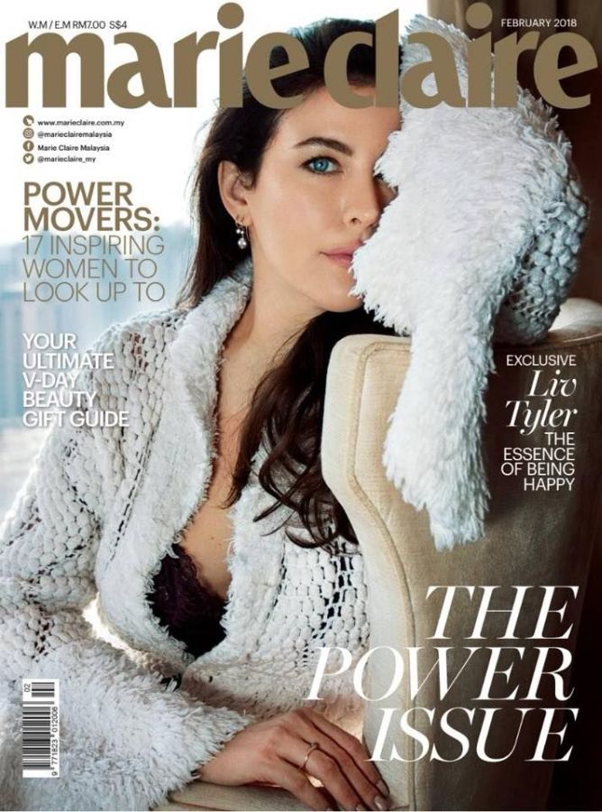 MARIE CLAIRE MALAYSIA magazine side cover  February 2018