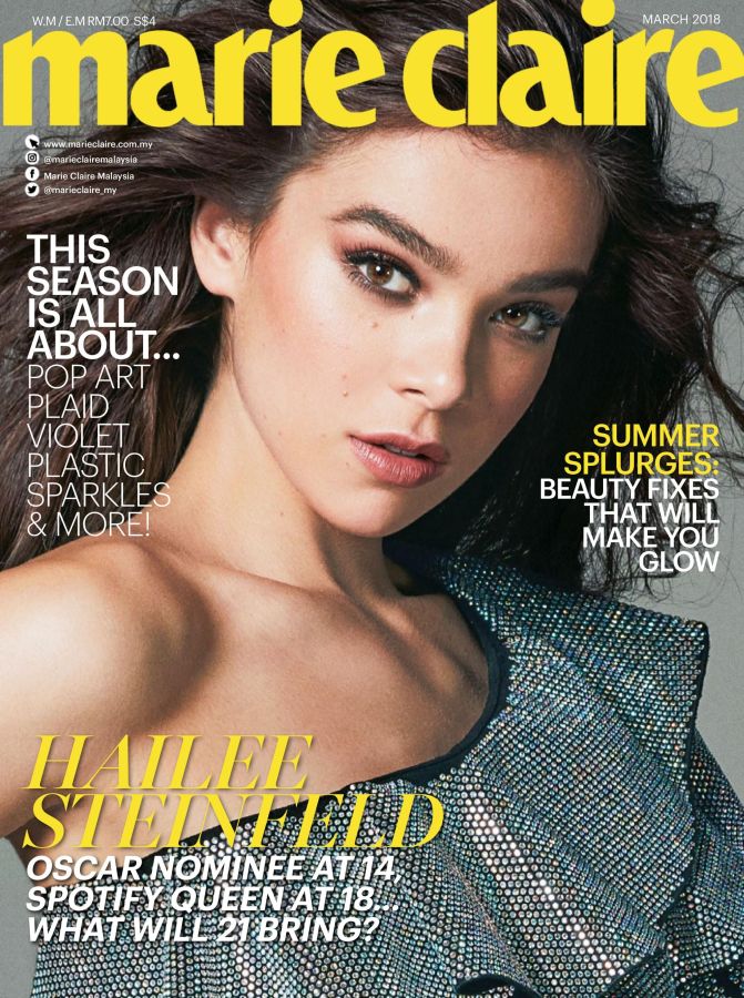 MARIE CLAIRE MALAYSIA magazine side cover  March 2018