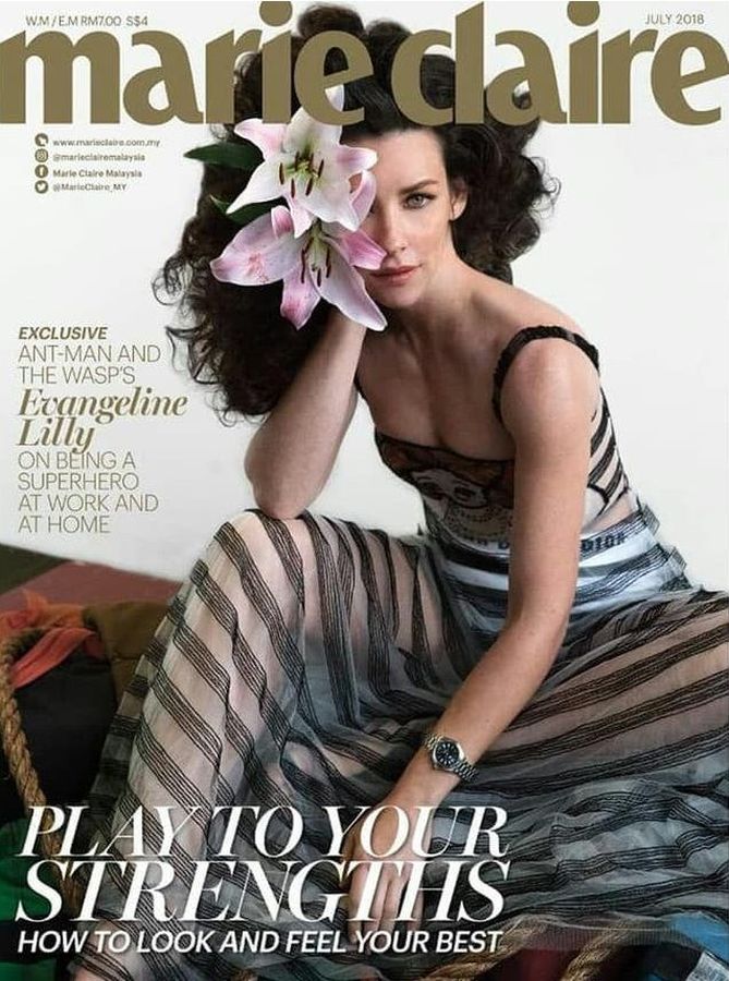 MARIE CLAIRE MALAYSIA magazine side cover  July 2018