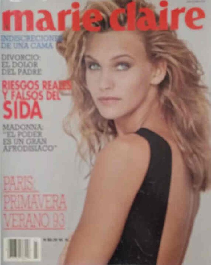 MARIE CLAIRE MEXICO magazine side cover  March 1993