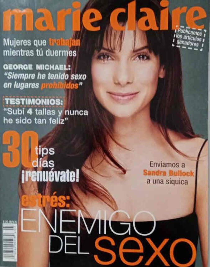 MARIE CLAIRE MEXICO magazine side cover  March 1999