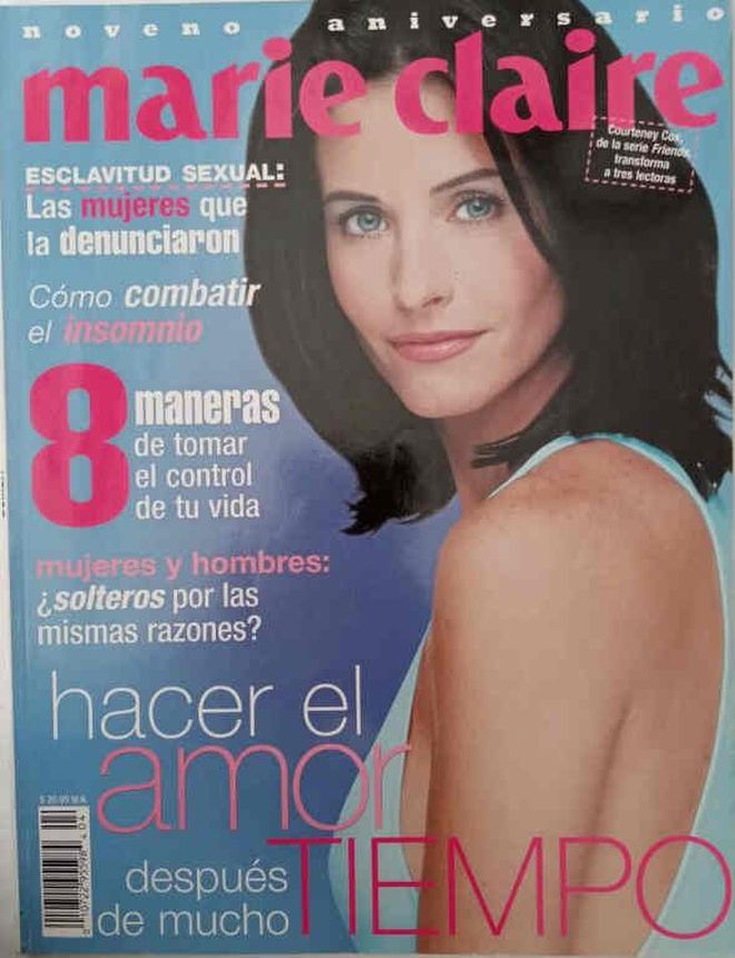 MARIE CLAIRE MEXICO magazine side cover  April 1999