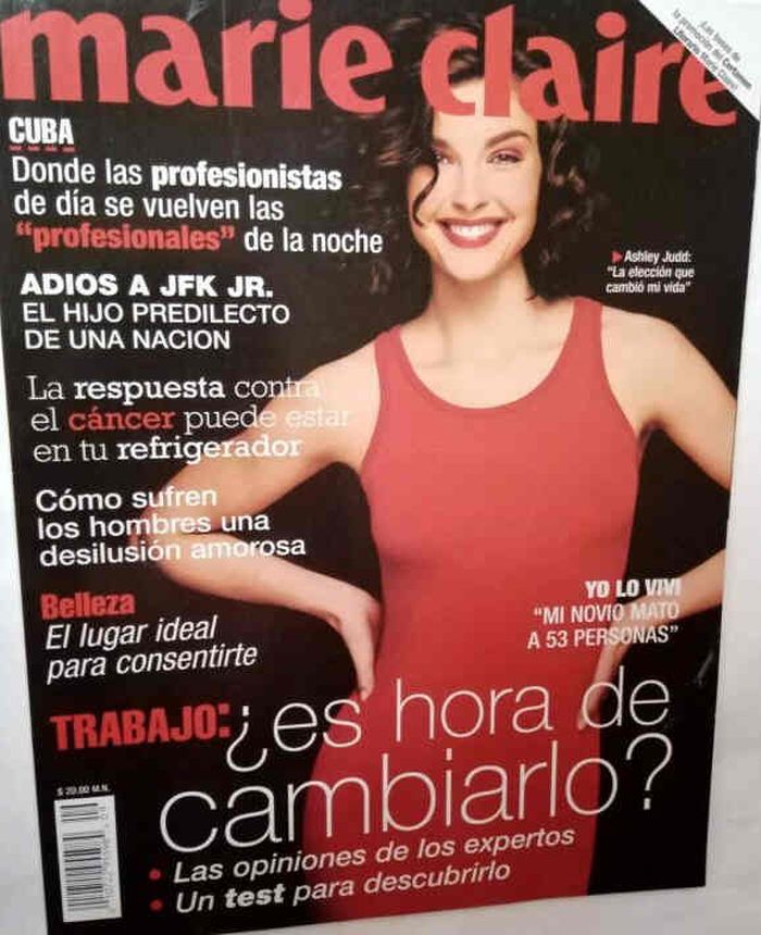MARIE CLAIRE MEXICO magazine side cover  September 1999