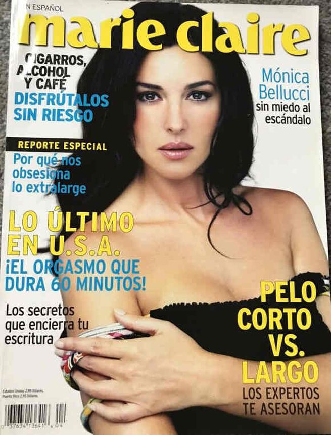 MARIE CLAIRE MEXICO magazine side cover  April 2004