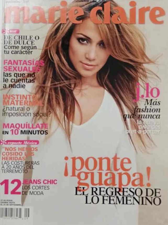MARIE CLAIRE MEXICO magazine side cover  September 2005