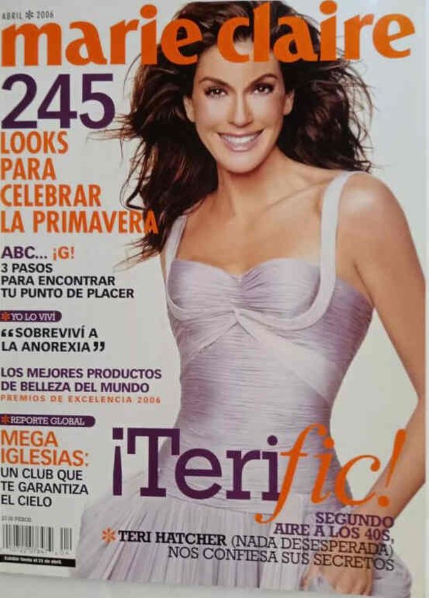 MARIE CLAIRE MEXICO magazine side cover  April 2006