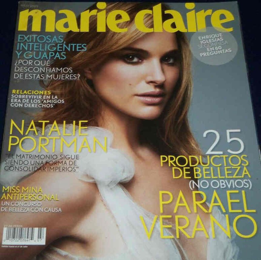 MARIE CLAIRE MEXICO magazine side cover  July 2008