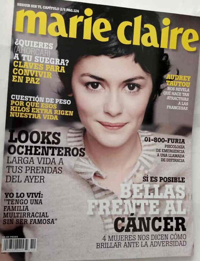 MARIE CLAIRE MEXICO magazine side cover  October 2009