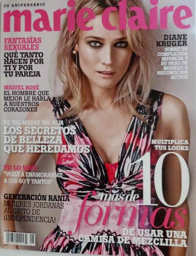 MARIE CLAIRE MEXICO magazine side cover  May 2010