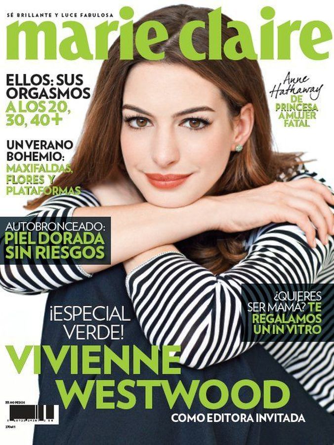 MARIE CLAIRE MEXICO magazine side cover  June 2011