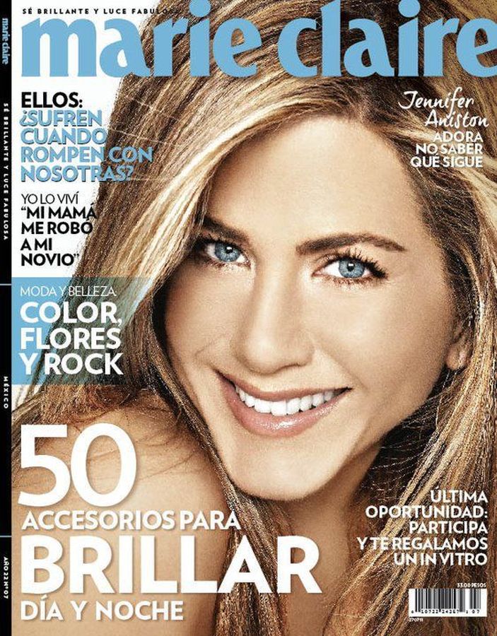 MARIE CLAIRE MEXICO magazine side cover  July 2011