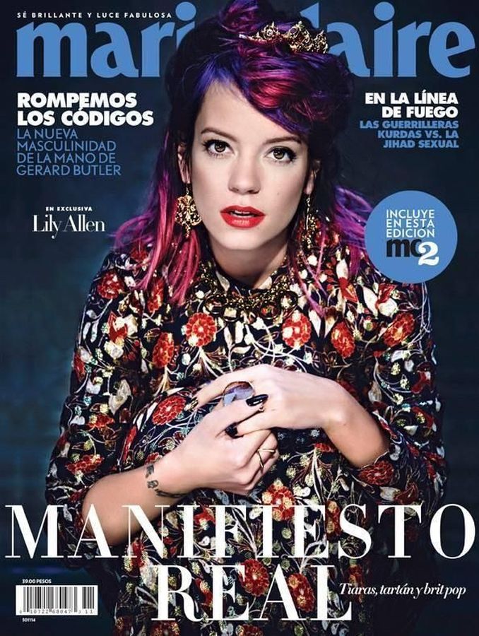 MARIE CLAIRE MEXICO magazine side cover  November 2014