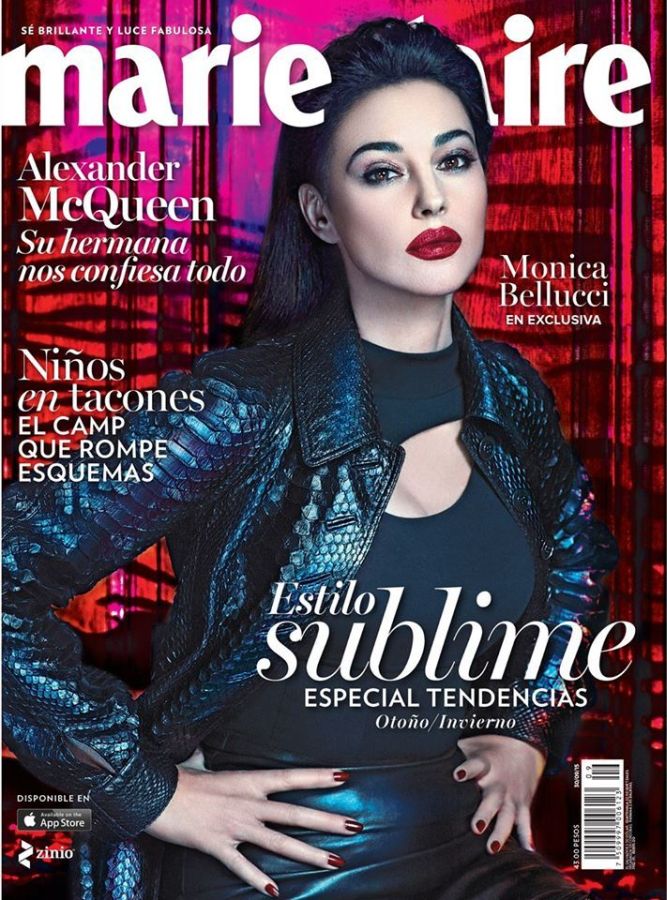 MARIE CLAIRE MEXICO magazine side cover  September 2015