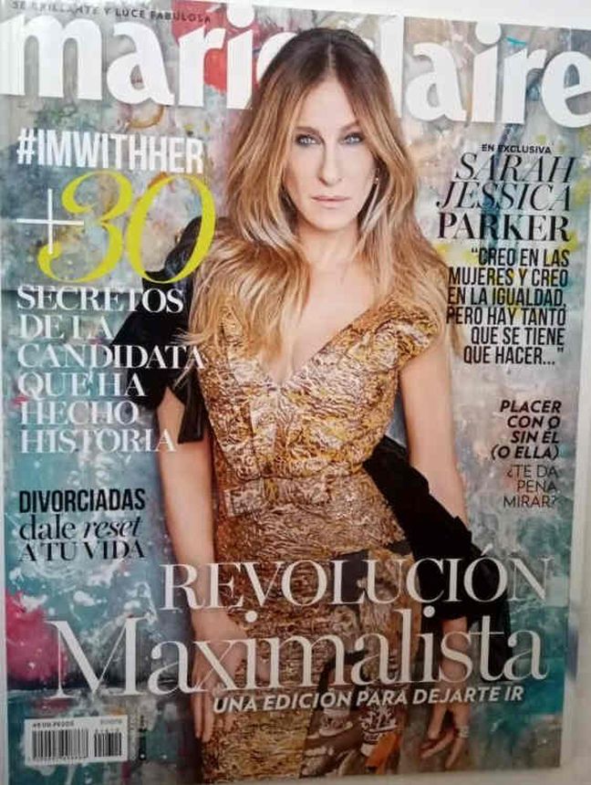 MARIE CLAIRE MEXICO magazine side cover  October 2016