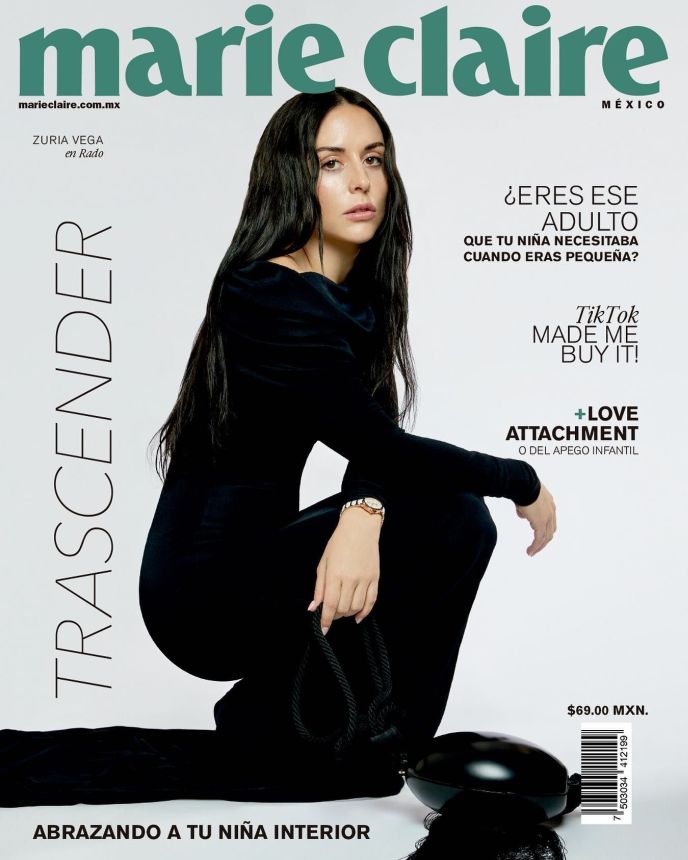 MARIE CLAIRE MEXICO magazine side cover  April 2023
