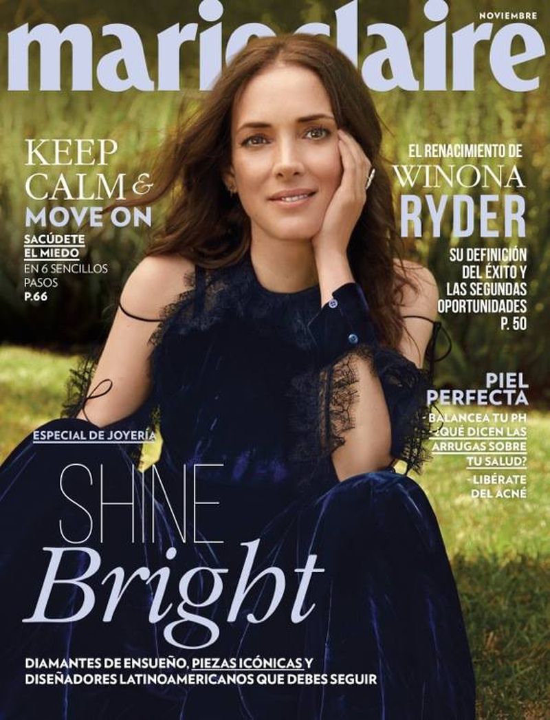 MARIE CLAIRE MEXICO magazine side cover  November 2017
