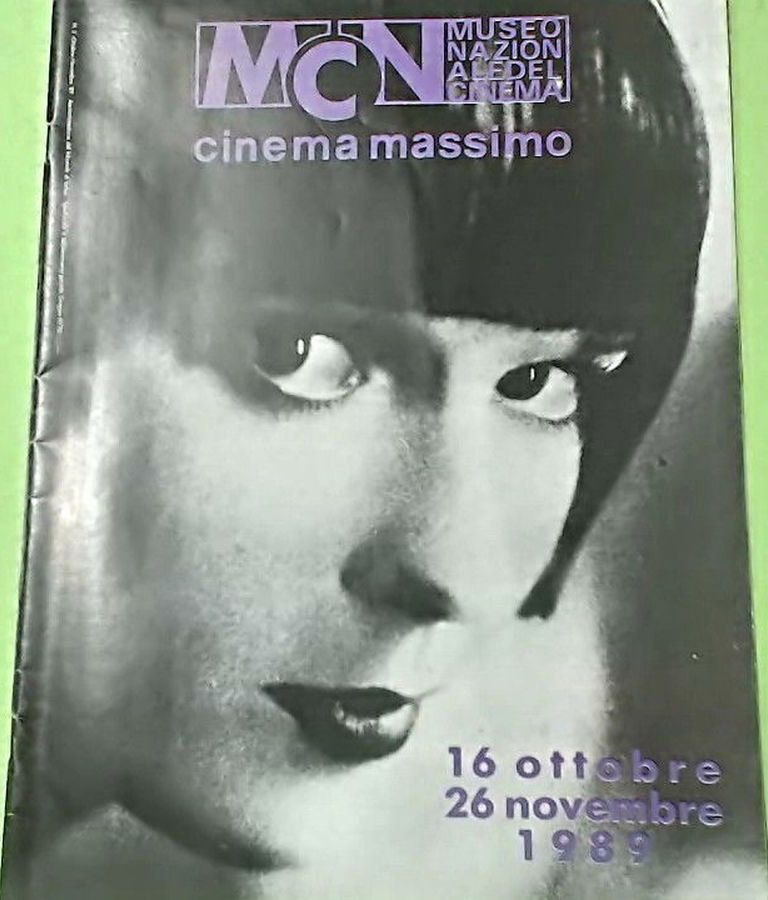 MCN-MUSEO NAZIONALE DEL CINEMA-CINEMA MASSIMO magazine side cover 16 October/26 November 1989