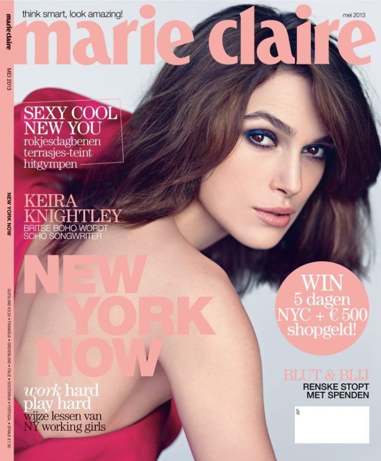 MARIE CLAIRE NETHERLANDS magazine side cover  May 2013