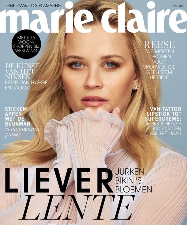 MARIE CLAIRE NETHERLANDS magazine side cover  May 2018