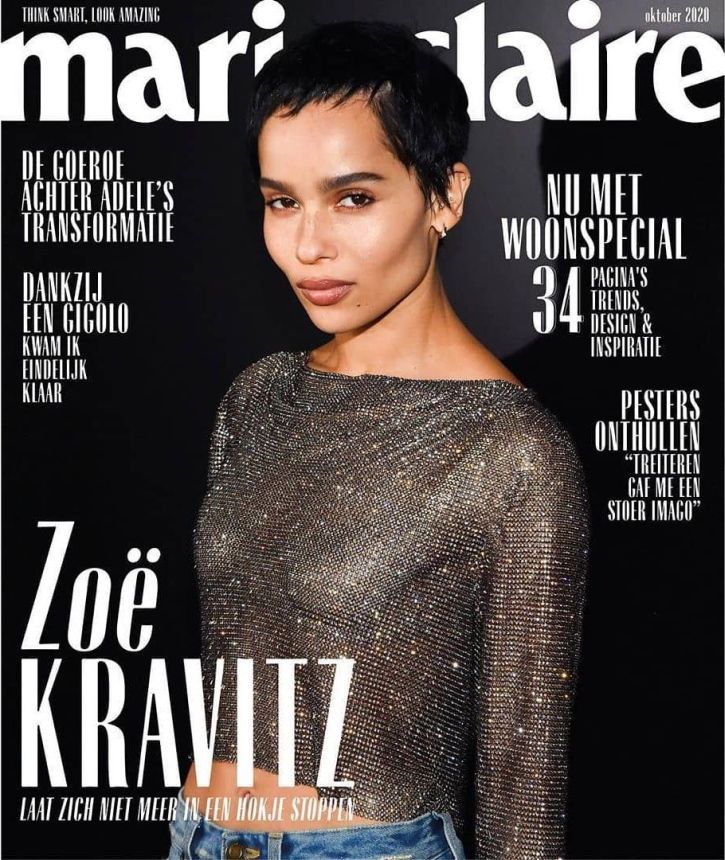 MARIE CLAIRE NETHERLANDS magazine side cover  October 2020