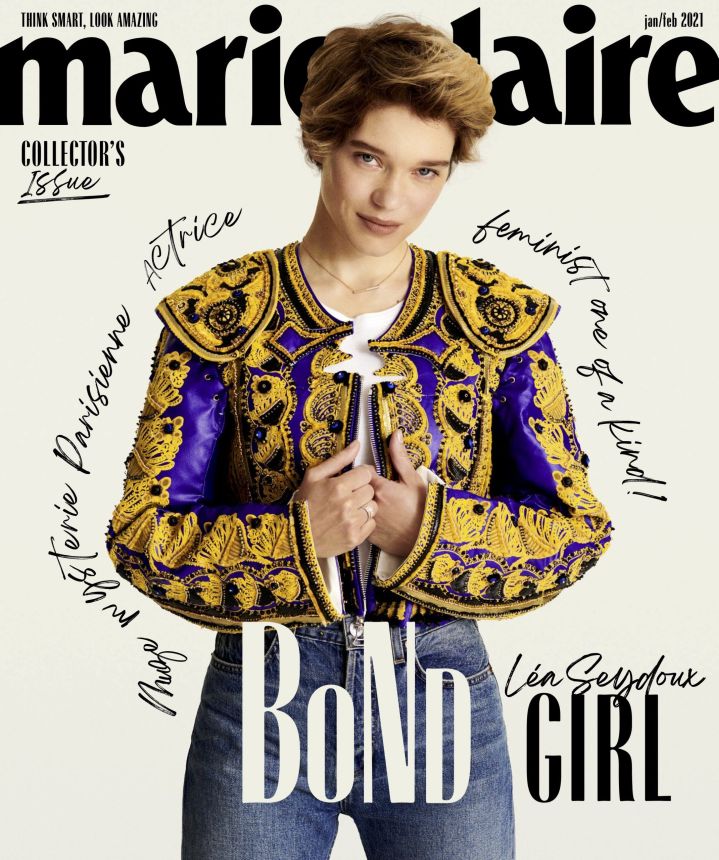 MARIE CLAIRE NETHERLANDS magazine side cover  January/February 2021