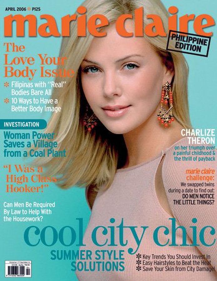 MARIE CLAIRE PHILIPPINES magazine side cover  April 2006