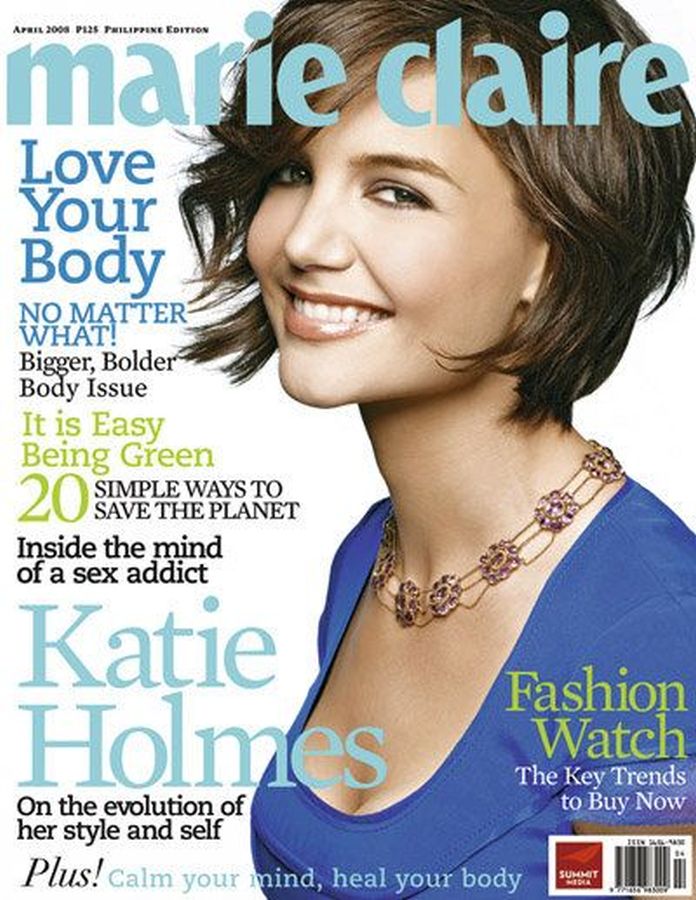 MARIE CLAIRE PHILIPPINES magazine side cover  April 2008