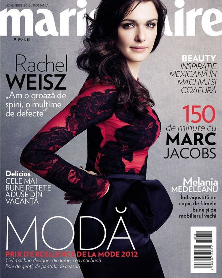 MARIE CLAIRE ROMANIA magazine side cover  November 2012