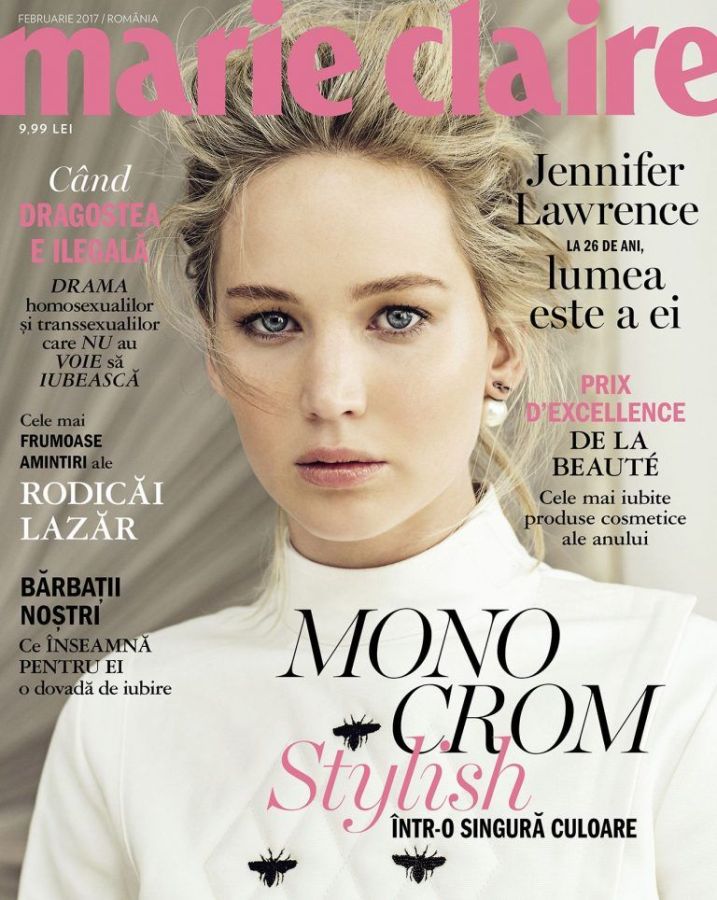 MARIE CLAIRE ROMANIA magazine side cover  February 2017
